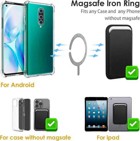 WALLFID Magsafe Wallet Leather Compatible with iPhone 15/14/13/12 Pro/Max/Plus/Mini,RFID Card Holder with Magsafe Magnet in Saudi Arabia