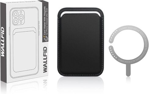 WALLFID Magsafe Wallet Leather Compatible with iPhone 15/14/13/12 Pro/Max/Plus/Mini,RFID Card Holder with Magsafe Magnet in Saudi Arabia
