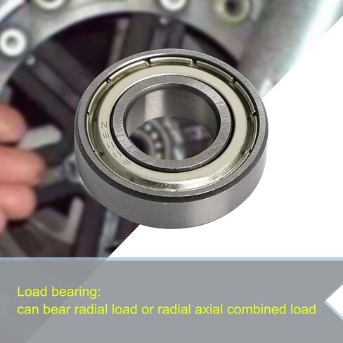 Aopin Skateboards Bearings Ball Bearings 6001Z (ID 28 x OD 12 x T 8 mm) Applicable for Skateboards, 3D Printer, Inline Skates, Roller Skates, Longboards, Scooters, 2 Pack in Kuwait