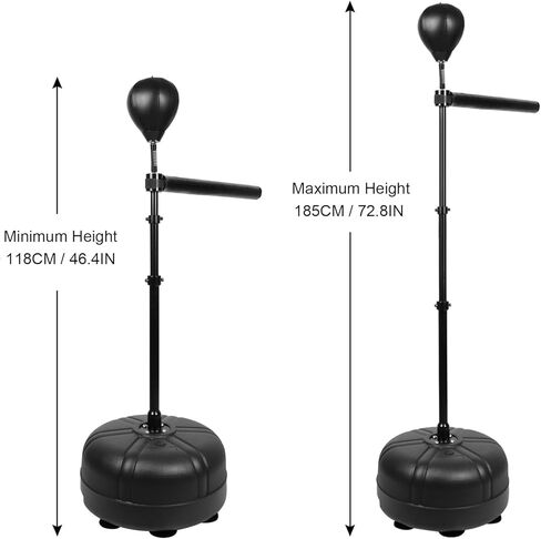 Boxing Bar with Punching Bag, Height Adjustable Boxing Spinning Bar, Freestanding Boxing Bar Boxing Speed Trainer Boxing Equipment for Home Gym in Kuwait