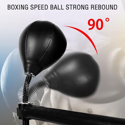 Boxing Bar with Punching Bag, Height Adjustable Boxing Spinning Bar, Freestanding Boxing Bar Boxing Speed Trainer Boxing Equipment for Home Gym in Kuwait