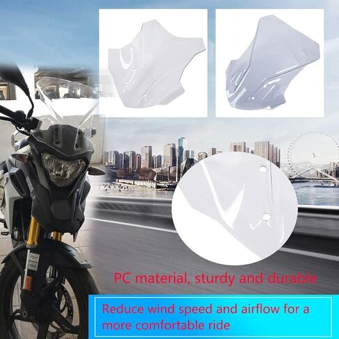 ملحقات 17 18 19 20 21 22 G 310 GS حاجب شاشة الزجاج الأمامي للتجول في الزجاج الأمامي Pare-brise لسيارات BMW G310GS G 310GS 2017 2018 2019 2020 2021 2022 (واضح) in Kuwait