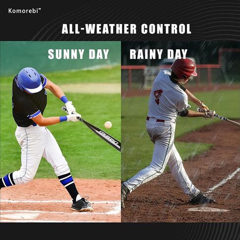 شريط قبضة مضرب بيسبول 1.75 مم | أداء مناسب لجميع الأحوال الجوية وأشرطة مضرب ناعمة وممتصة للصدمات | شريط قبضة بيسبول لاصق بالكامل ومقطع مسبقًا (رمادي) in Kuwait