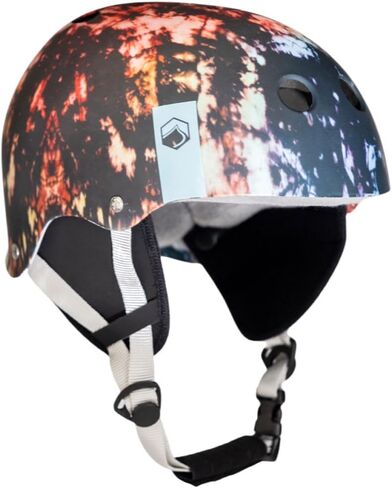 Liquid Force 2024 Flash (Black Tie-Dye) Wakeboard Helmet- X-Large in Saudi Arabia