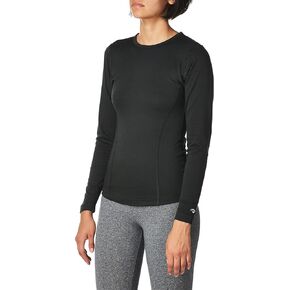Duofold by Champion Womens Varitherm Thermal Long-Sleeve Shirt, XS, Black