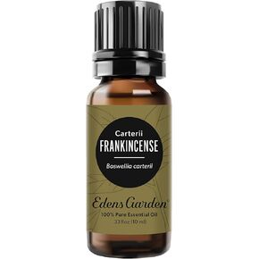 Edens Garden Frankincense - زيت كارتيري العطري - درجة ممتازة نقية 100%، غير مخفف، طبيعي، علاجي، علاج عطري، الأفضل للناشر، الوجه، الشمعة، الشعر 10 مل (.33 أونصة سائلة)