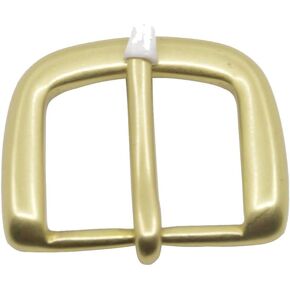 Solid Brass Belt Buckle, Single Prong Square, for DIY Leather Craft, Replacement (Copper)