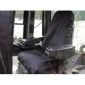 Loader Dozer Skid Steer Mid Back Heavy Equipment Canvas Seat Cover Made in USA