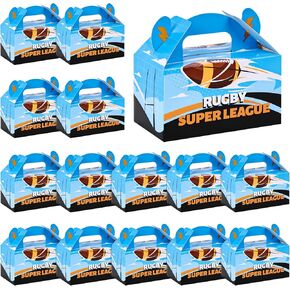 VGOODALL 16PCS Party Gift Boxes, Basketball Party Favor Treat Boxes Basketball Party Supplies Cardboard Box for Kids Basketball Sports Theme Birthday Decoration 6.1"x 3.5" x 3.3"