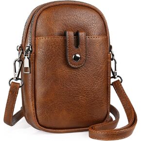 Small Crossbody Bags for Women Leather Cell Phone Purse Bag Wallet Shoulder Handbags with Adjustable Strap