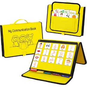 Boczif Toddler Learning Activities Book for Positive Encourage Behavior Responsibility, Preschool Activities Board Toy for Boys & Girls, Children Word Book Activity for Home School Educational