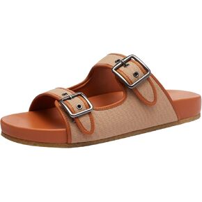 Coach Men's Canvas Buckle Strap Sandal