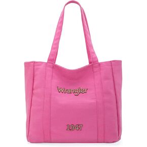Montana West x Wrangler Denim Tote Bag for Women Jean Shoulder Purses and Handbags Denim Handbags