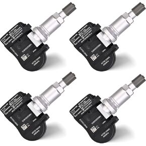 Set of 4 TPMS Tire Pressure Sensors 433MHz Compatible with Nissan Altima 2012-2018 Murano 2013-2022 Infiniti Q50 QX60 Replaces# 407003JA0A 407003JA0B S180052036H S180052352B (4 PCS)