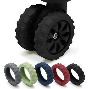 16pcs Luggage Wheel Covers Silicone Travel Luggage Wheel Protectors For 8 Spinner Carry On Luggage Suicases(16 PCS)