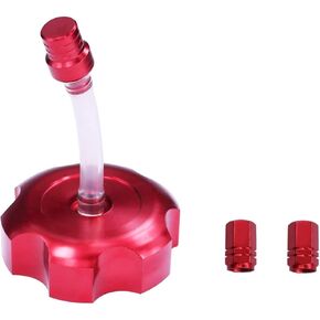 CNC Aluminum Gas Fuel Tank Cap With Breather Valve for 50cc 70cc 90cc 110cc 125cc 140cc 150cc 160cc Pit Dirt Bike Motorcycle Black