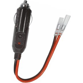 Car replacement 12V / 24V cigarette lighter plug with lead and wiring single head terminal Cigarette lighter DIY power cord