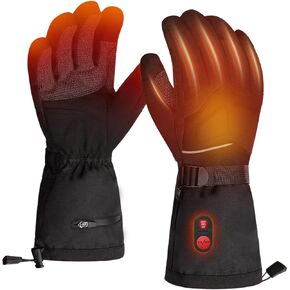 day wolf Winter Work Gloves, Rechargeable Waterproof Cut-resistant Gloves Touch Screen Electric Motorcycle Snow Ski Gloves