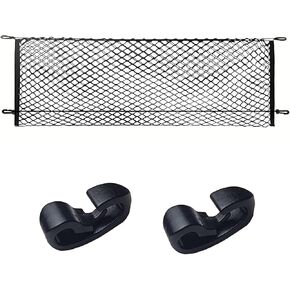 شبكة حمولة خلفية للسيارة، شبكة تنظيم تخزين مرنة قابلة للتعديل، شبكة تخزين حمولة صندوق السيارة متوافقة مع 2016 2017 2018 2019 2020 2021 2022 2023 2024 2025 Honda Pilot in Kuwait