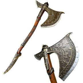 Brand 36.5" Medieval God War Axe Foam Cosplay Costume Party Prop 1:1 Replica
