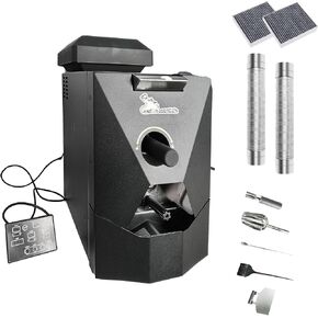 Electric Coffee Bean Roaster Machine, Smokeless Drum Roasting, for Home&Commercial Automatic Baking