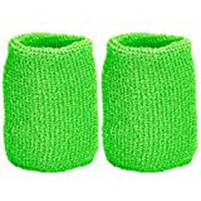 Unique Sports Thick Wristbands, One Size, White