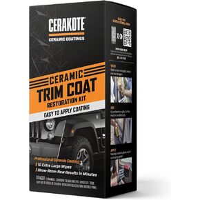 CERAKOTE® Ceramic Trim Coat Kit - Quick Plastic Trim Restorer - Ceramic Coating Black Trim Restoration to Last Over 200 Washes – A Ceramic Coating, Not a Dressing