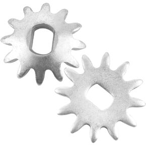 2 Pcs Jack Gear Accessories 3 Ton Jack Gear Parts Metal Gear Jack Repair Parts Horizontal Jack Parts Hydraulic Jack Repair Gear