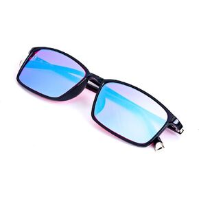 ZIIZZ Color Blind Glasses - Multi-Coated Blue Lens Red/Green Color Blind Glasses Suitable for Indoor and Outdoor Use