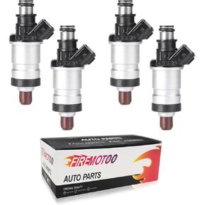 Fuel Injectors 4PCS 06164P2J000 1 Hole Replacement for Honda Accord 2.3L 98-02, Civic 1.6L 96-97, CRV 2.0L 97-98, Odyssey 2.3L 1998, for Acura Integra 1.8L 96-01 RL 3.5L TL 3.2L 96-98