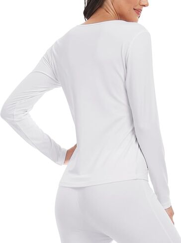 ZUTY 3 Pack Long Sleeve Thermal Shirts for Women Tops Long Johns Lightweight Winter Clothes Warm Base Layer in Saudi Arabia