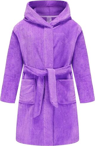 CJMJXPH Boys Girls Cotton Robe Soft Towel Robe Kids Terry Cloth Spa Robes Bathrobes Sleepwear in Saudi Arabia
