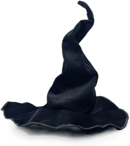 Black Witch Hat Adult Halloween Cosplay Costumes Accessory for Women Wicked Witches Hats Decor in Saudi Arabia
