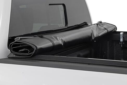 Rough Country Soft Roll-Up Truck Bed Cover, Truck Tonneau Covers for Ford Ranger (2024-2025) - Fits 5' (60") Bed, Weather-Resistant, Roll Up Bed Cover in Saudi Arabia