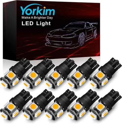 Yorkim 3157 LED Light Bulbs White Super Bright, 3056 3156 3156A 3057 4057 3157 4157 T25 LED Bulbs for Brake Lights, Backup Reverse Lights， Reverse Tail Lights - Pack of 10 in Saudi Arabia