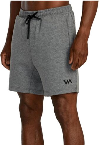 RVCA Sport Men's Tech Fleece Elastic Waist Shorts 18" in Saudi Arabia