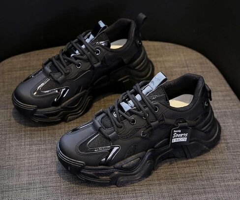 Women's Fashion Comfort Sport Breathable Mesh Platform Sneakers Casual Running Walking Shoes 5.5-8.5 in Saudi Arabia