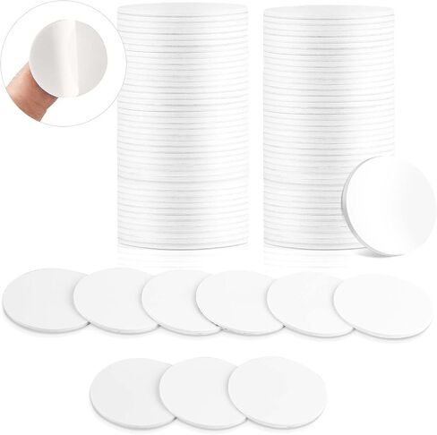 NFC Tag NFC Stickers White NTAG215 Tag 30Pcs Rewritable Round Coin NFC Cards with Adhesive Back Compatible with Tagmo NFC Enabled Mobile Phones in Saudi Arabia
