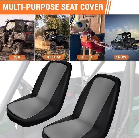 UTV Seat Covers Compatible with 2004-2021 Yamaha Rhino 700 660 450 Micro Fiber Leather Waterproof Seat Covers for Rhino Accessories in Saudi Arabia