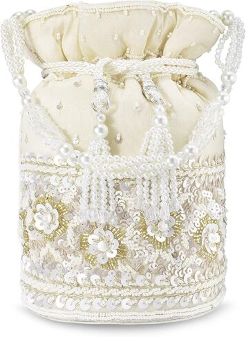 Aheli Potli Purses Gift for Women Handmade Evening Handbag Stylish Bridal Fashion Wristlet Bag Women in Saudi Arabia