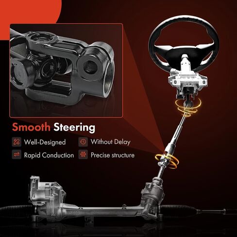A-Premium Lower Intermediate Steering Shaft U-Joint Compatible with Ford Escape 2008-2012, Mazda Tribute 2008-2011, Mercury Mariner 2008-2011 in Saudi Arabia
