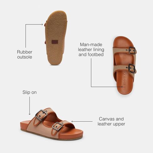 Coach Men's Canvas Buckle Strap Sandal in Saudi Arabia