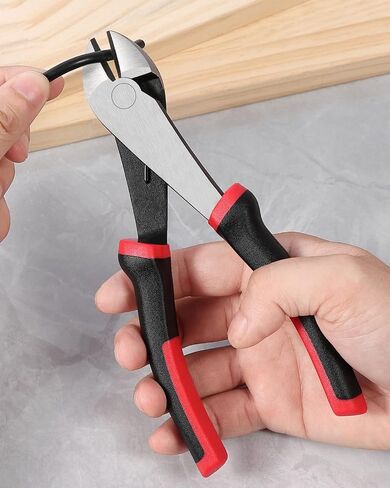 IGAN 7-inch Wire Cutters, Spring-loaded Side Cutters Dikes, Ultra Tough and Durable Diagonal Cutting Pliers in CRV Steel, Heavy Duty Cutting Pliers for Electrical, Artificial Flowers and Homes in Saudi Arabia