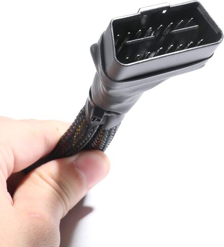 YAKEFLY 1FT Thick Wire Underdash Splitter Cable,OBDII 16 Pin Splitter Extension,16pins Male 1 to 2 Female Splitter Y Cable 20awg Thick Wire Underdash Splitter Cable,Fits for Most Cars in Saudi Arabia