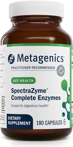 Metagenics SpectraZyme Complete Enzyme Complex - Digestive Enzymes Supplement - Digestive Health for Men & Women* - Non-GMO - 180 Capsules in Saudi Arabia