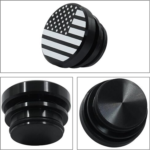 Car Cigarette Lighter Plug Cover,Billet Aluminum Cigarette Lighter Button,Waterproof Dustproof Car Lighter Accessories for Most Vehicles and Boats with 12 Volt Power Source (Flag/Black) in Saudi Arabia