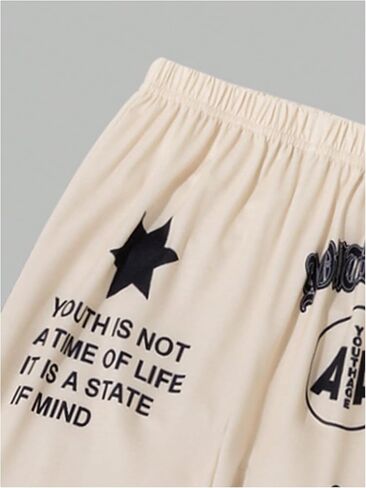 SOLY HUX Girl's Sweatsuits 2 Piece Outfits Letter Graphic Long Sleeve Hoodies Tops and Sweatpants Set in Saudi Arabia