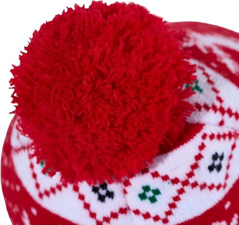 Christmas Light LED Beanie Hat for Adults Warm Knitted Cap with 3 Colorful LEDs Unisex Winter Beanie in Saudi Arabia