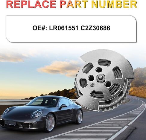 LR061551 Intake Timing Camshaft Sprocket Fits for Land Rover LR4/ Range Rover 2010 2011 2012 2013 2014 2015 2016 3.0/5.0L V6 V8 508PS Engine DOHC Supercharged OE LR061551 C2Z30686 508PS in Saudi Arabia