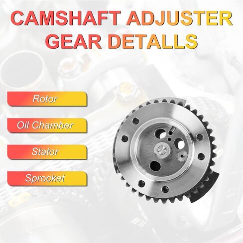LR061551 Intake Timing Camshaft Sprocket Fits for Land Rover LR4/ Range Rover 2010 2011 2012 2013 2014 2015 2016 3.0/5.0L V6 V8 508PS Engine DOHC Supercharged OE LR061551 C2Z30686 508PS in Saudi Arabia